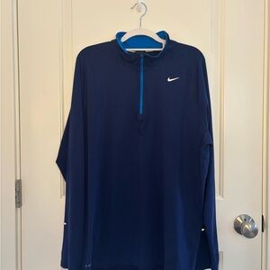 Nike Dri-FIT Blue Quarter Zip Top